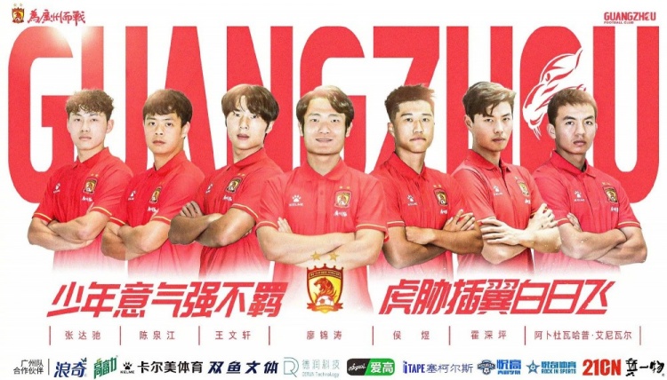  廣州隊球員王文軒轉(zhuǎn)會重慶銅梁龍，今年25歲，司職中衛(wèi) ???