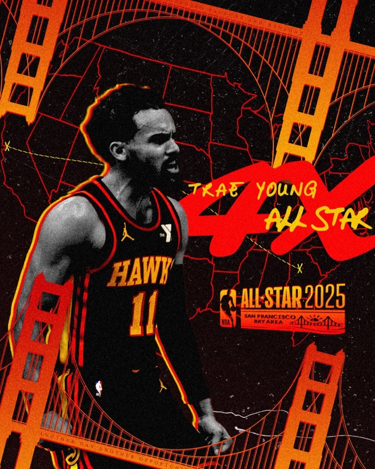  遞補入選全明星陣容！特雷-楊：生活中有些事比自己重要 4次啦