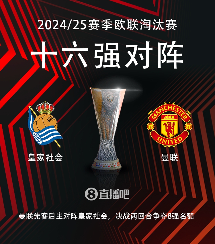  歐聯(lián)16強對陣：曼聯(lián)vs皇家社會！！