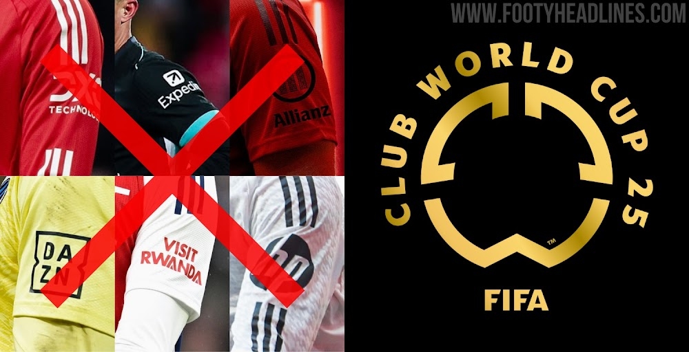  FIFA不允許世俱杯球隊(duì)有袖標(biāo)贊助，需貼上世俱杯徽標(biāo)