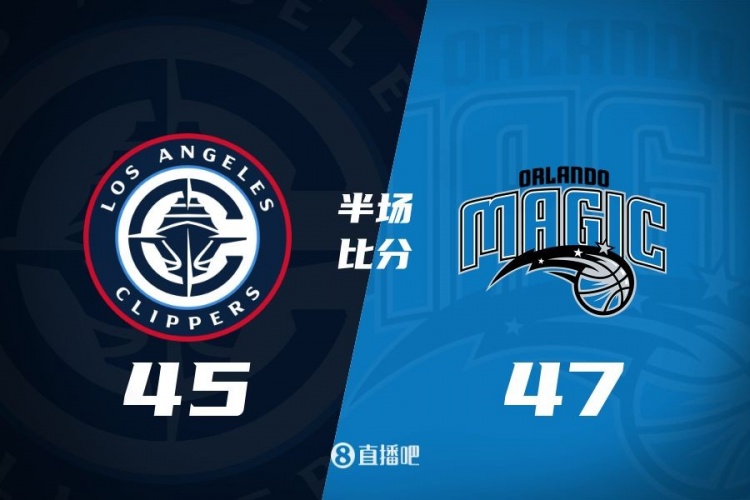  防守大戰(zhàn)！魔術16-5結束上半場47-45快船 班凱羅16分祖巴茨13+10